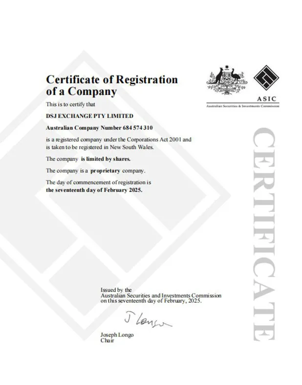ASIC Registration